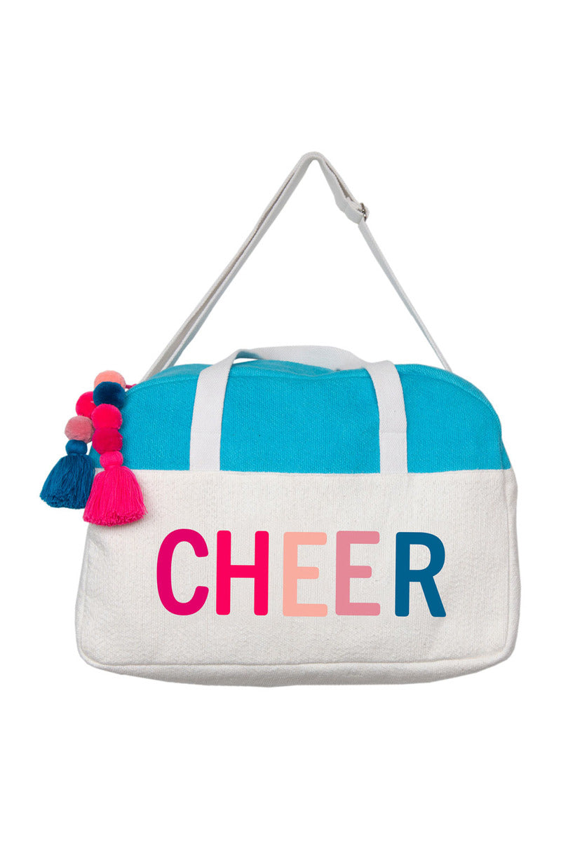 Aqua "Cheer" Wholesale Weekender Bag