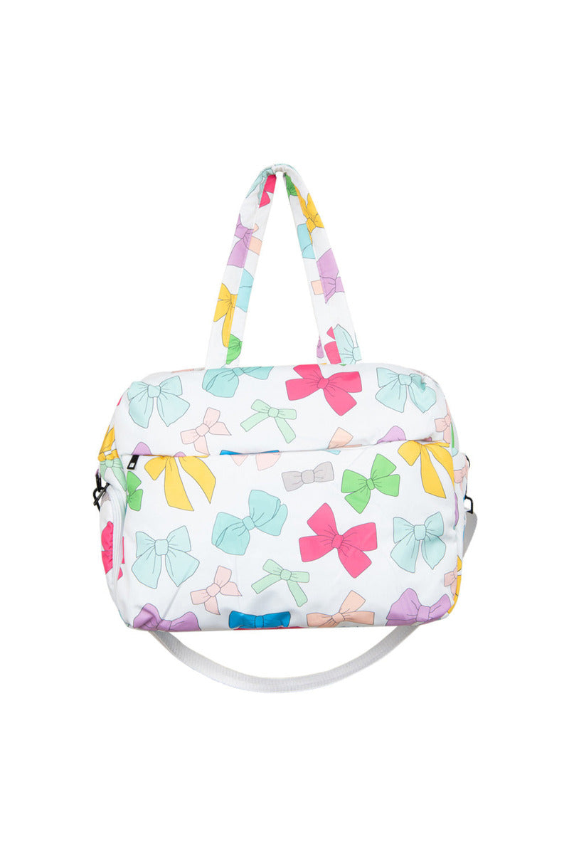Multicolored Coquette Bows Wholesale Duffel Weekender