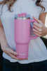 Rose Pink Wholesale Tumbler Cup w/ Handle