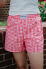 Red Plaid Wholesale Boxers with Patterns