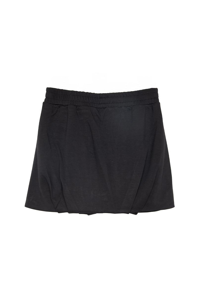 Black Wholesale Mini Bubble Skirt