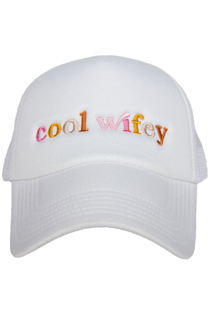 Cool Wifey Wholesale Trucker Hat (White Foam)