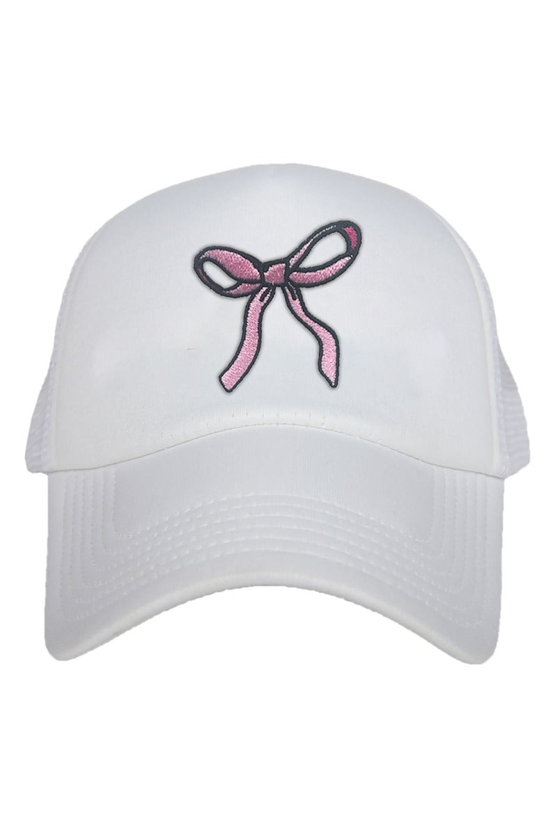 Coquette Pink Bow Wholesale Foam Trucker Hat