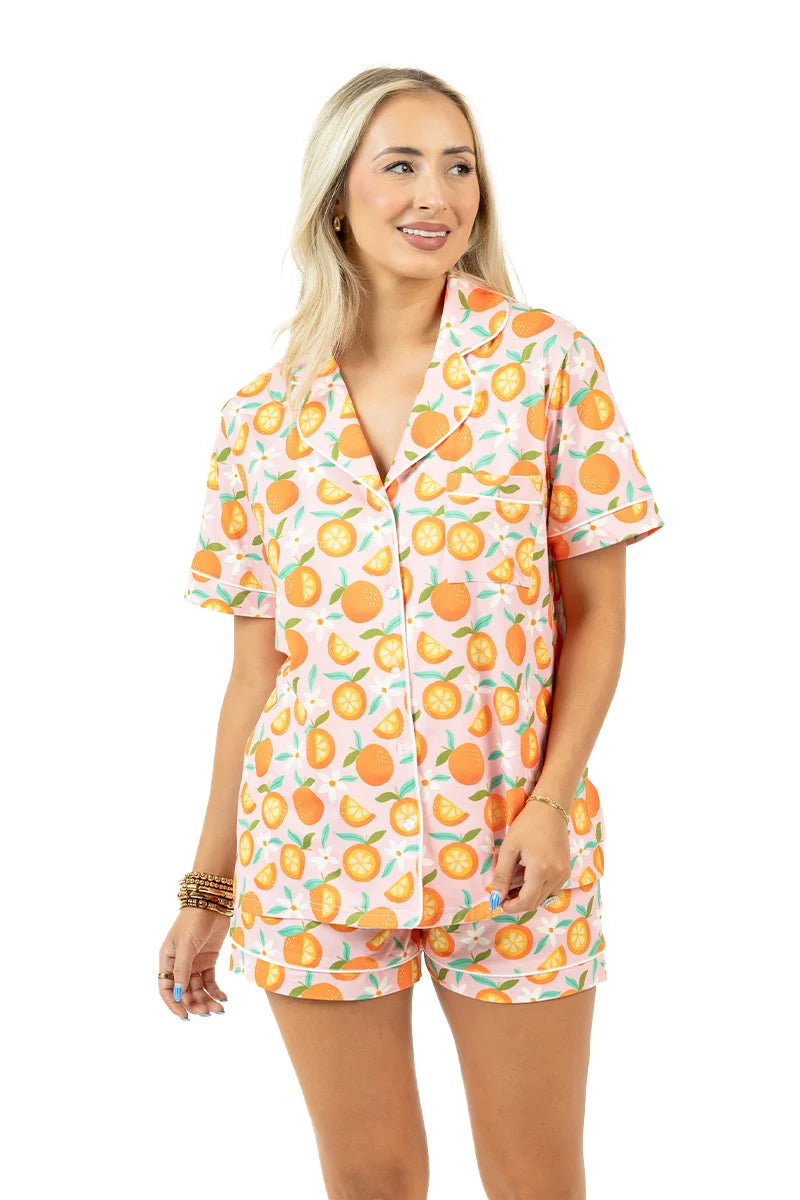 Sweet Orange Wholesale PJ Shorts