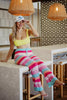 Deep Pastel Stripes Beach Wholesale Crochet Pants