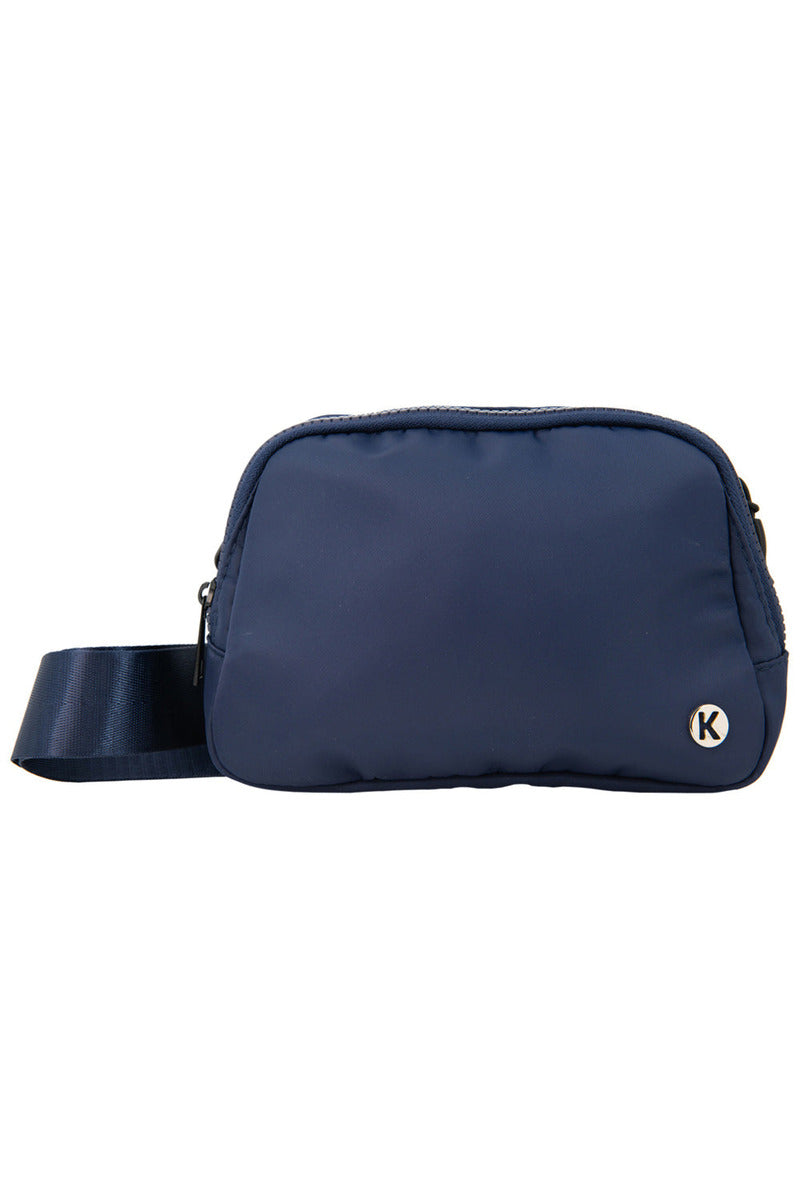 Navy Solid Wholesale Crossbody Fanny Pack