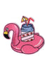 Flamingo Drink Floatie Hat Patch (SET OF 3)