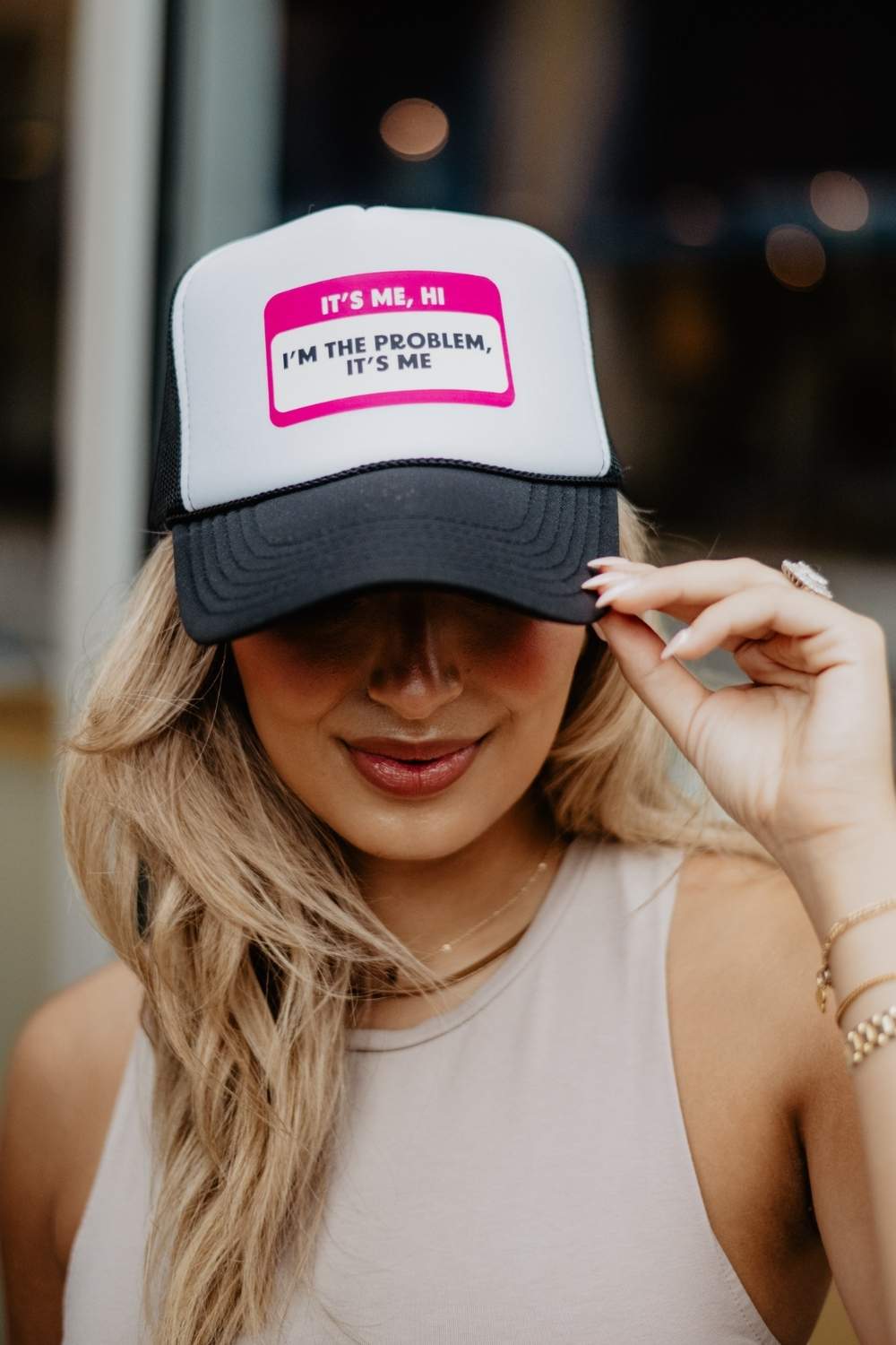 It's Me Hi I'm the Problem It's Me Name Tag Wholesale Hat