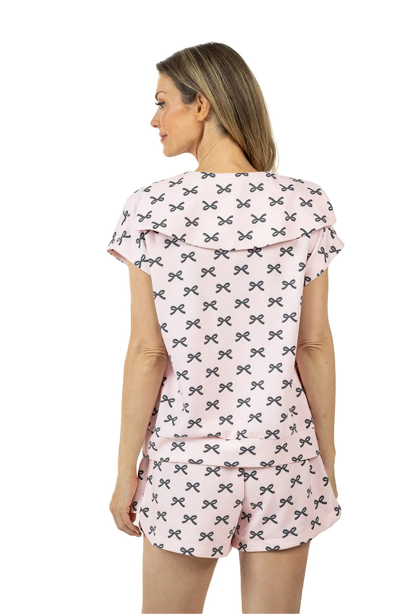 Pink and Black Mini Bows Wholesale Scuba Sets