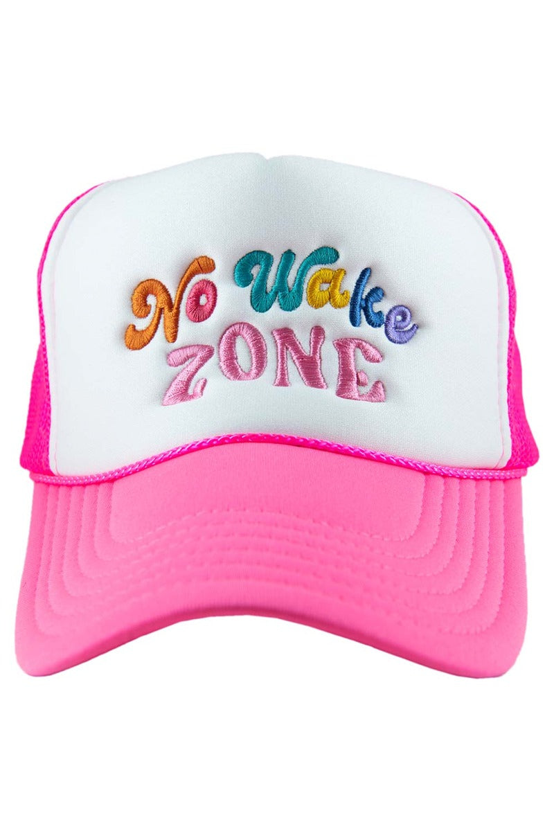 No Wake Zone Foam Wholesale Trucker Hat