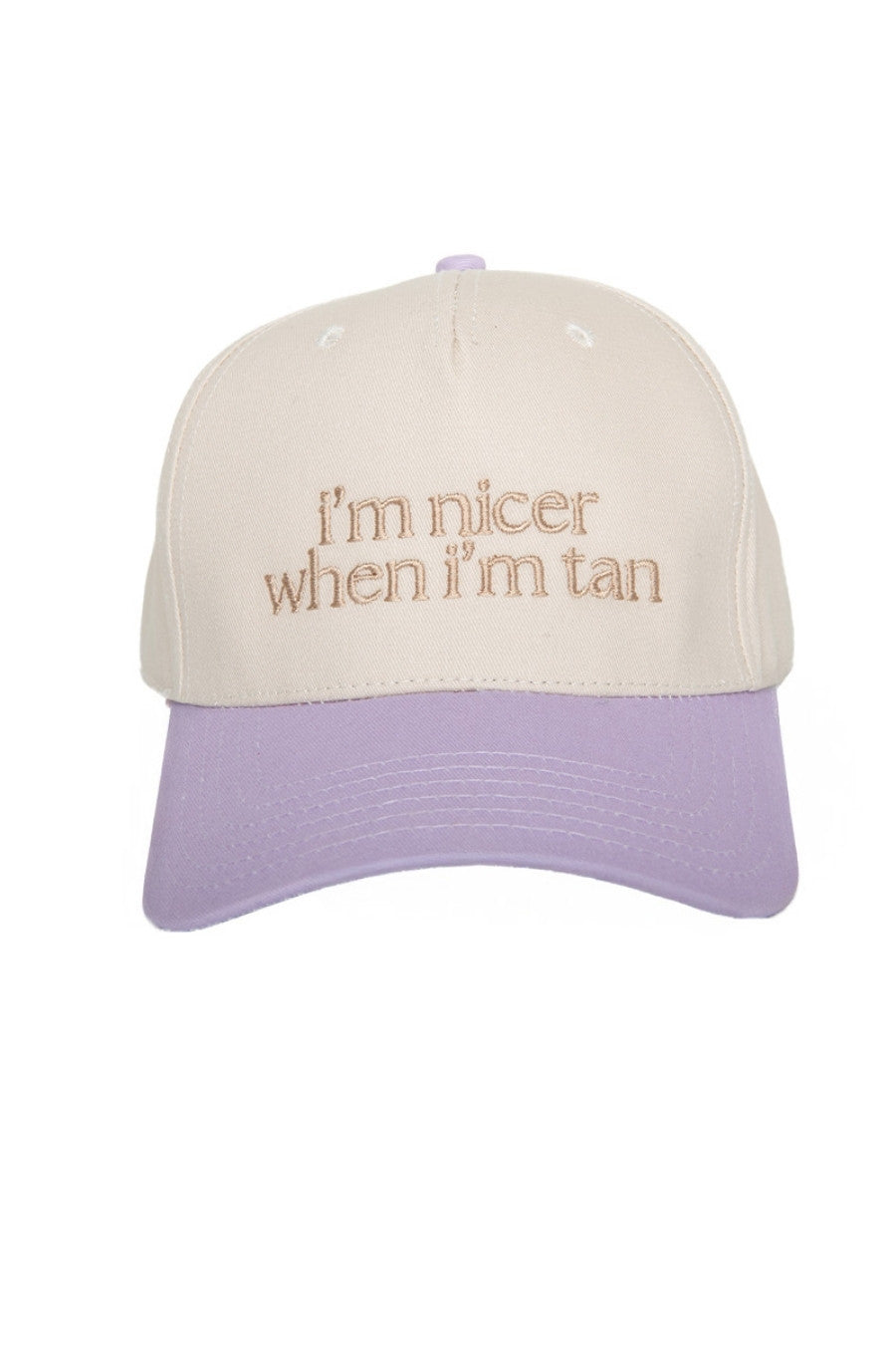 I'm Nicer When I'm Tan Wholesale Two-Toned Vintage Hats