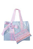 Light Blue Ribbon Handle Jelly Tote Bag Wholesale