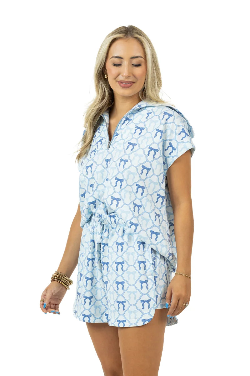 Light Blue Mini Bows Wholesale Scuba Sets Clothing