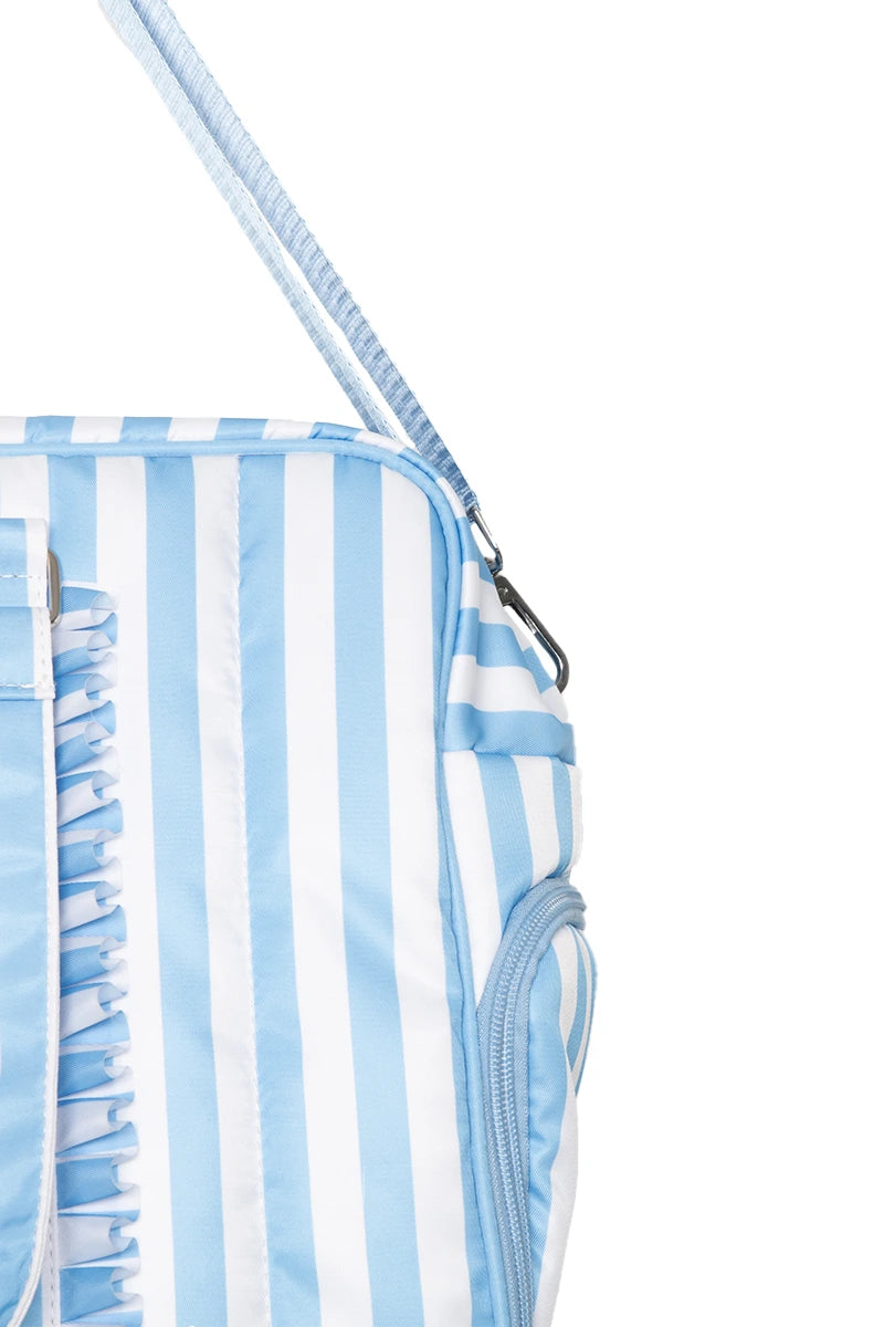Blue Stripe Wholesale Women's Duffle Bag