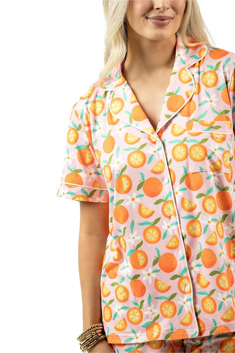 Sweet Orange Wholesale PJ Shorts