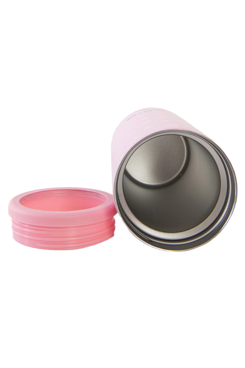 Pink Polka Dot Slim Can Koozie Wholesale