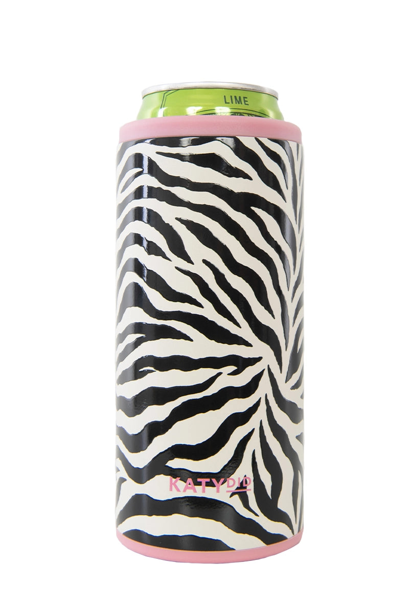Zebra Print Slim Can Koozie Wholesale