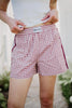 Maroon Wholesale Boxers Plaid