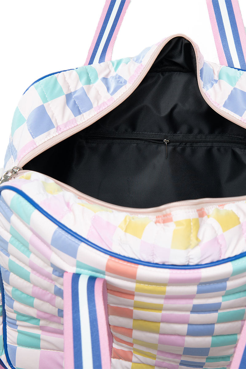 Multicolored Checker Wholesale Pickleball Bag