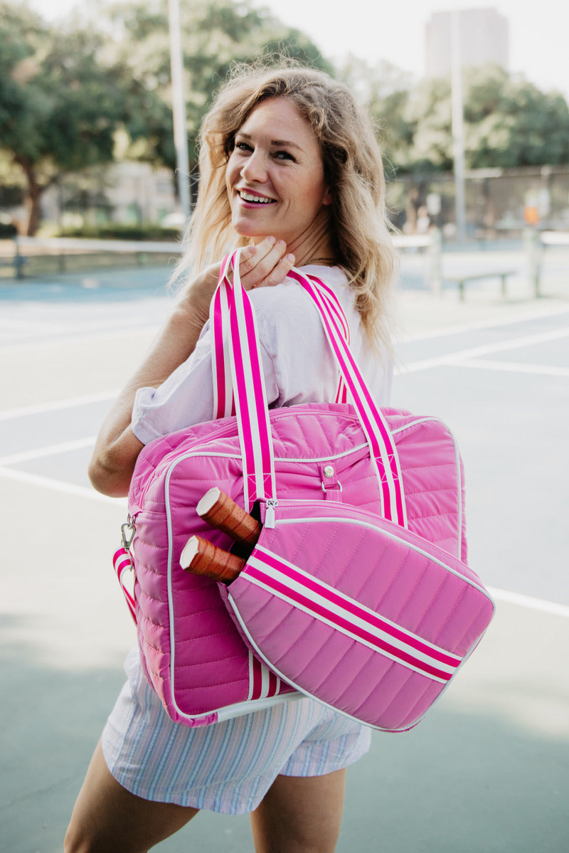 Sac à Main Sport Pour Raquette De Tennis Femme - Grand Sac Fourre-tout 35L Résistant à L'eau - Pour Sport, Voyage, Bureau