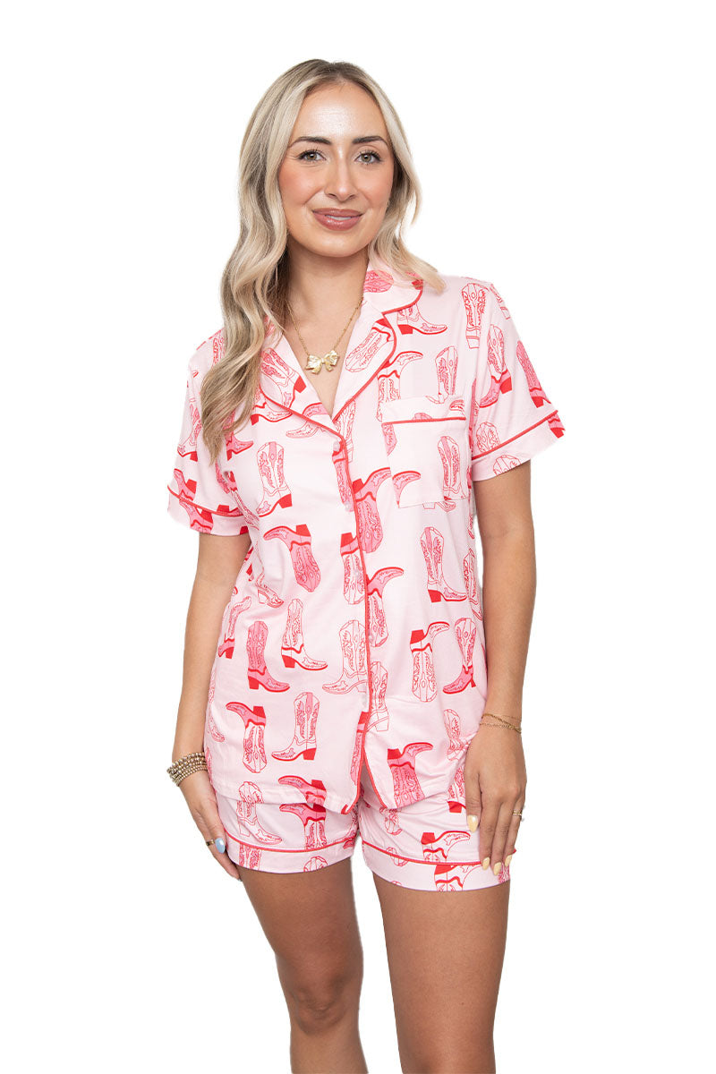 Women's Cowgirl Pajamas With Boots Shop Katydid Wholesale
