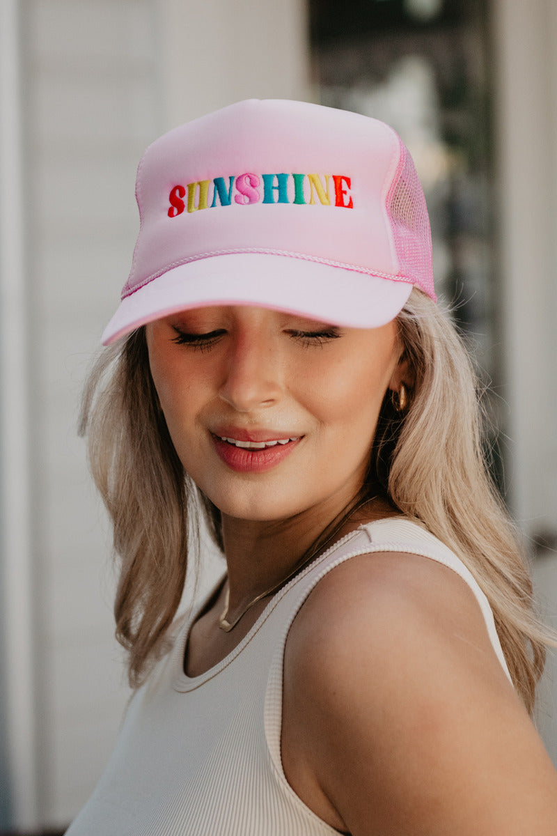 Sunshine (Multicolored) Foam Wholesale Trucker Hat