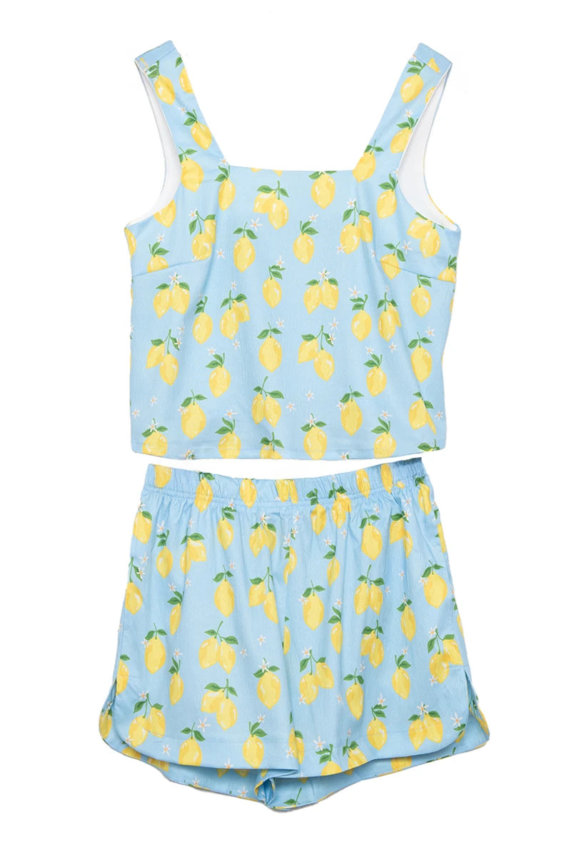 Zesty Lemons Wholesale Two Piece Set Women's