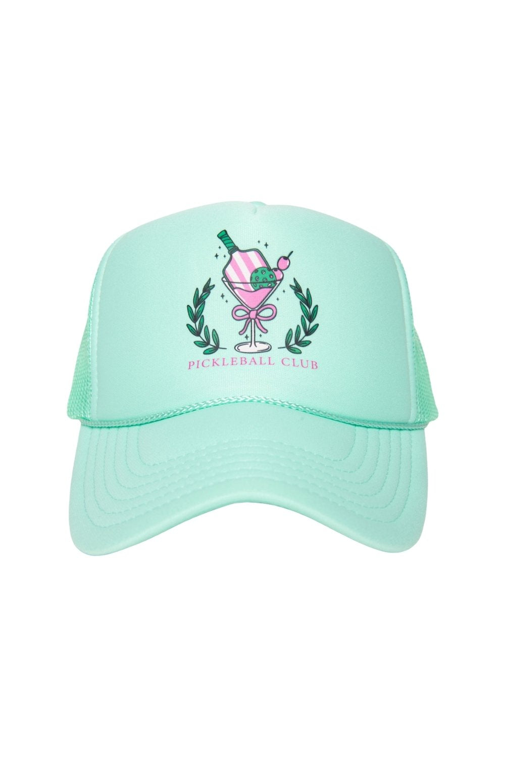 Pickleball Club Martini Wholesale Foam Trucker Hat