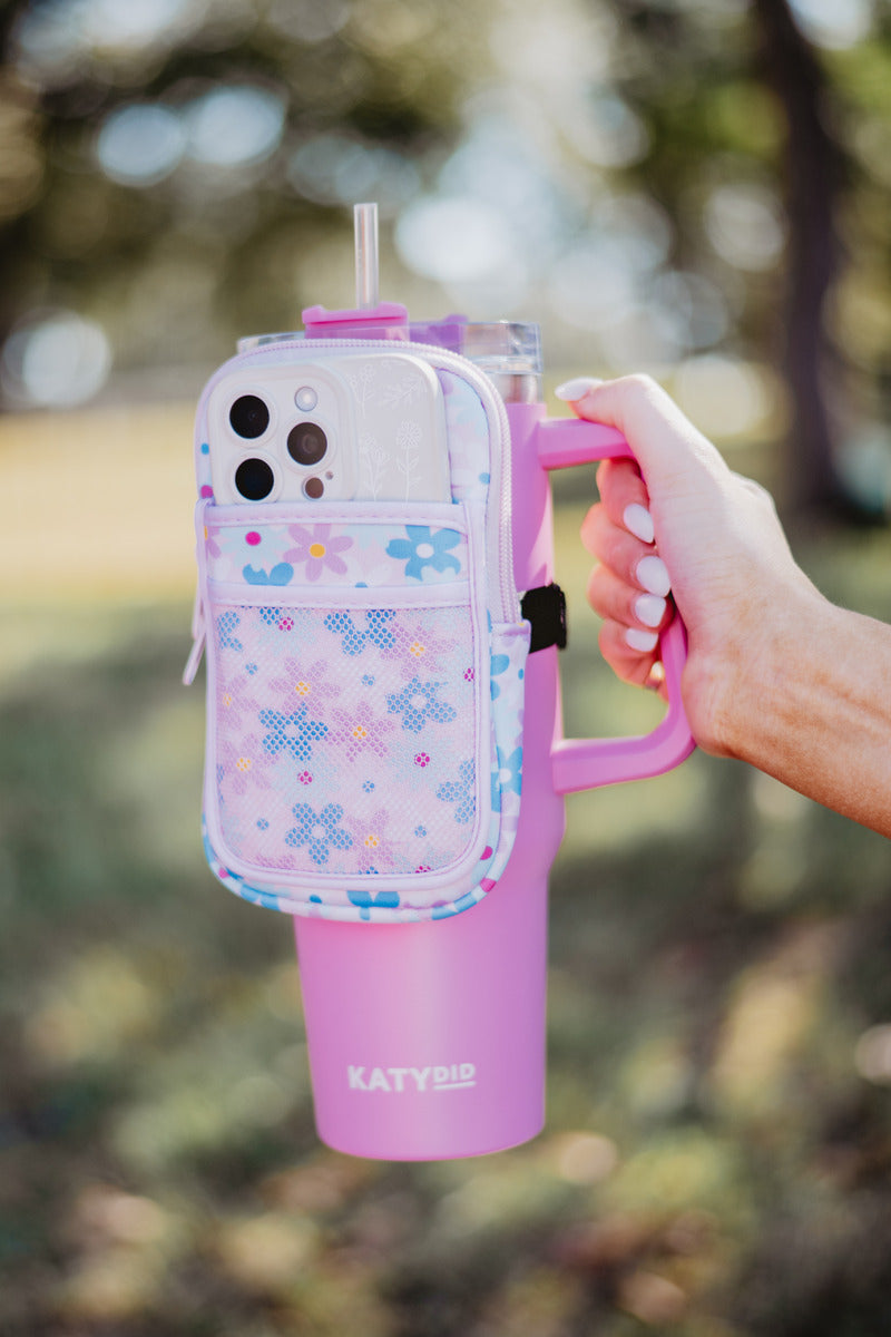 Dainty Florals Wholesale Tumbler Zipper Pouch