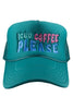 Iced Coffee Please Foam Wholesale Trucker Hat