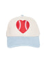 Red Baseball Heart Wholesale Classic Trucker Hats