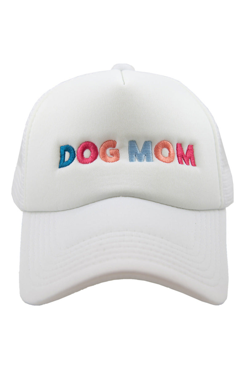 Dog Mom Multicolored Wholesale Foam Trucker Hat