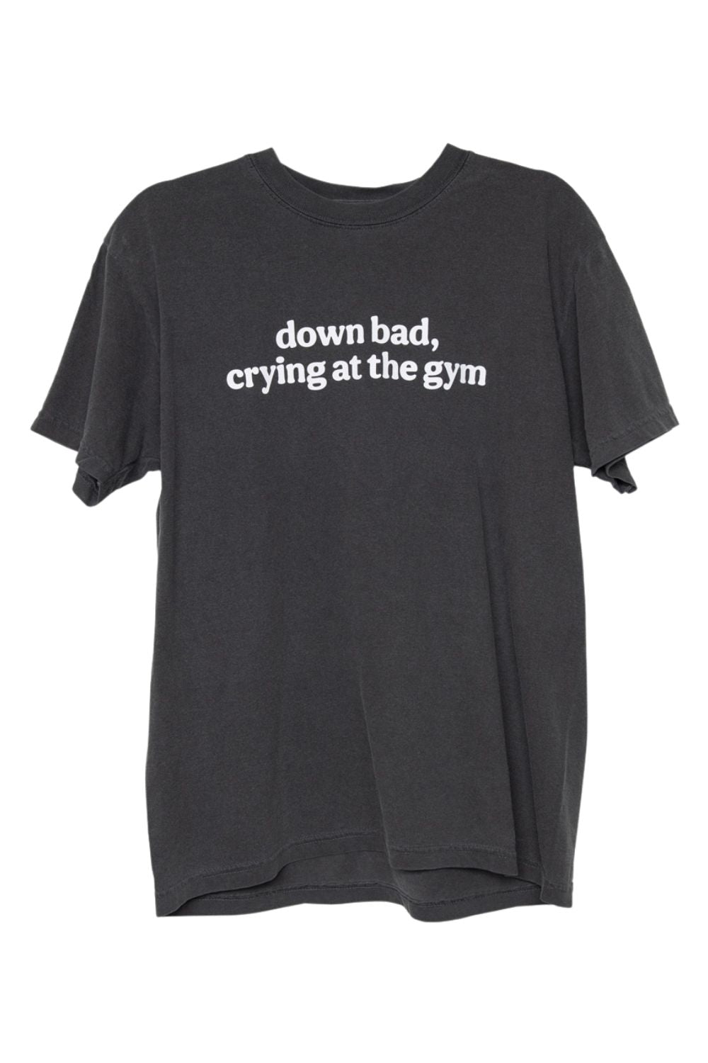 Down Bad Crying At The Gym Wholesale Women's Graphic Tee