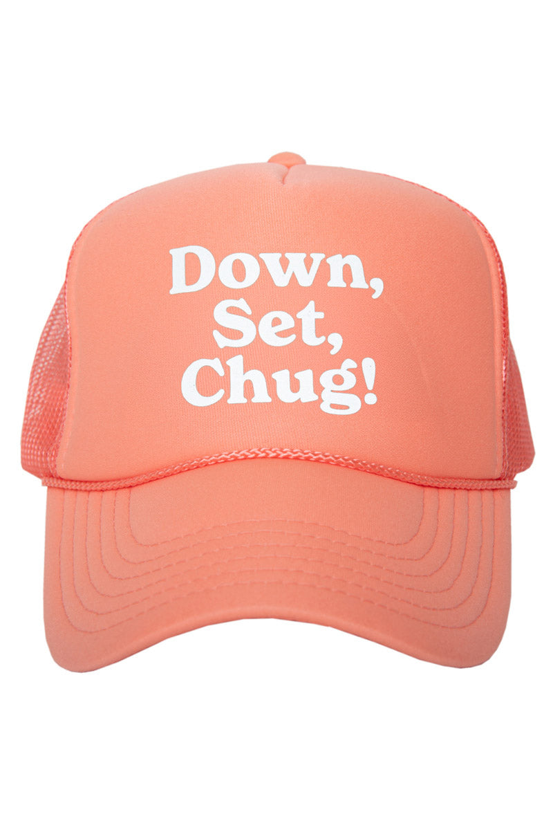 Down Set Chug Wholesale Foam Trucker Hat