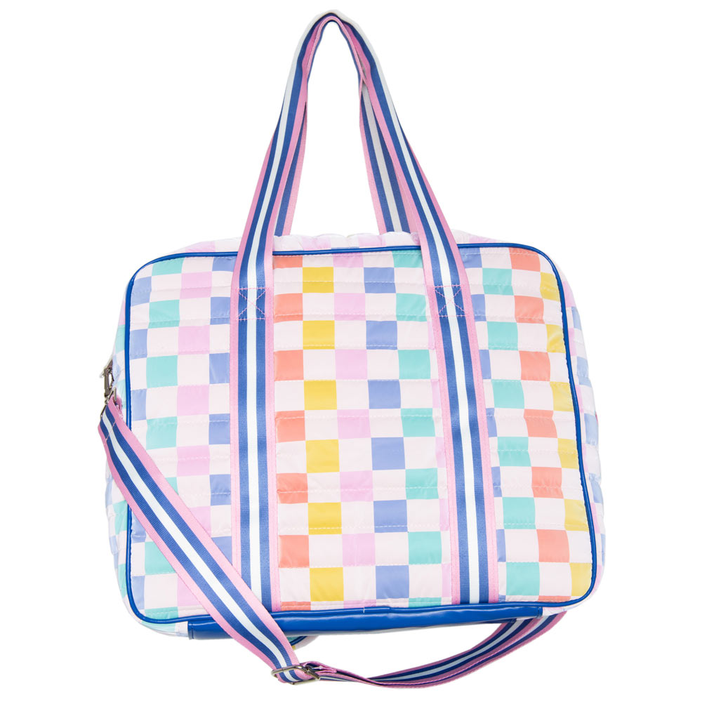 Multicolored Checker Wholesale Pickleball Bag