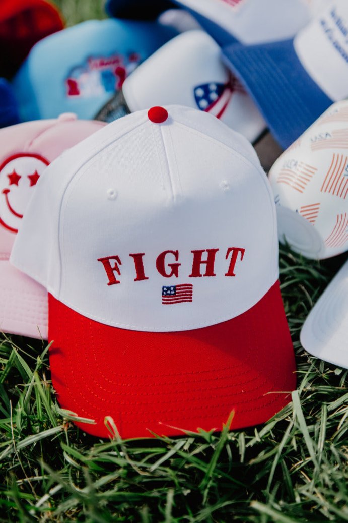 FIGHT Flag Two-Toned Wholesale Election Hat