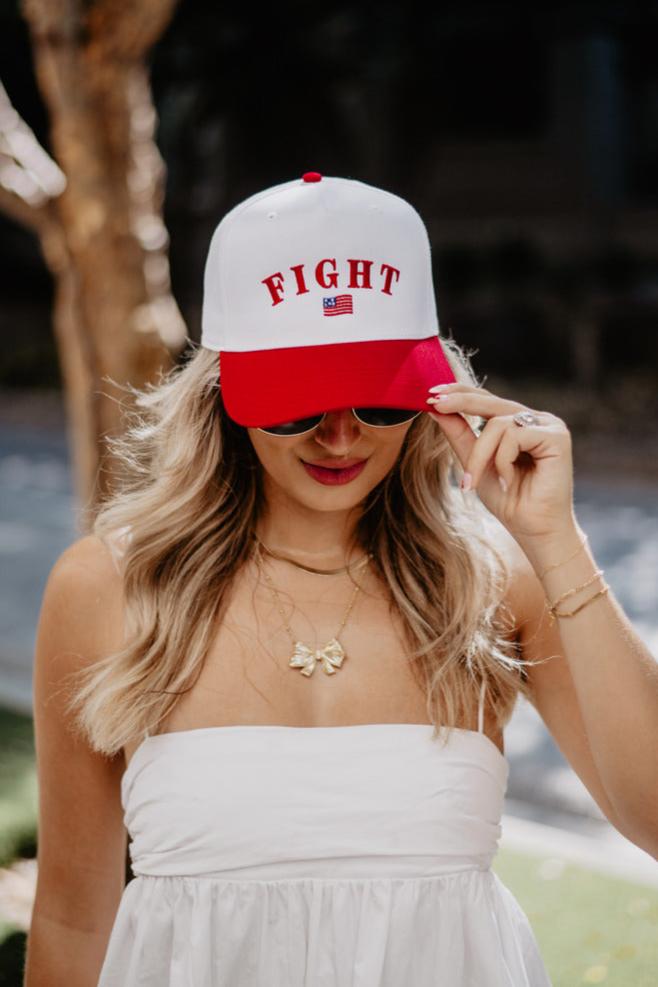 FIGHT Flag Two-Toned Wholesale Election Hat