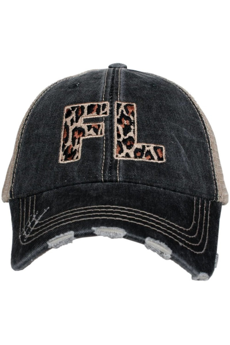 FL Florida Leopard State Wholesale Hat