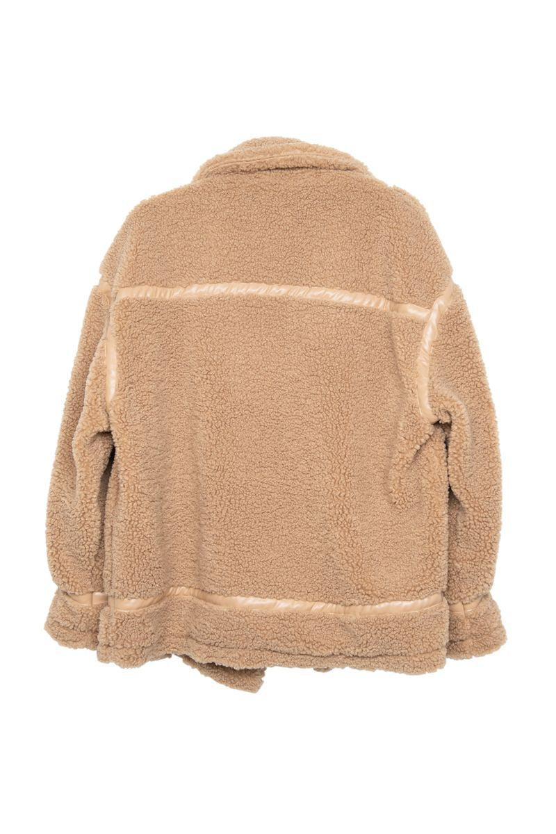 Brown Sherpa Wholesale Teddy Jacket Women's