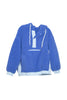 Blue Two-Toned Wholesale Sherpa Pullover