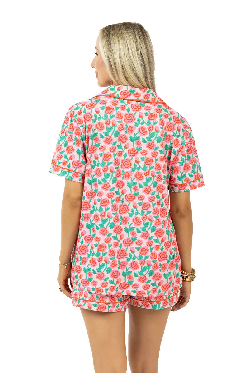 Whimsical Roses Wholesale Two-Piece Pajamas