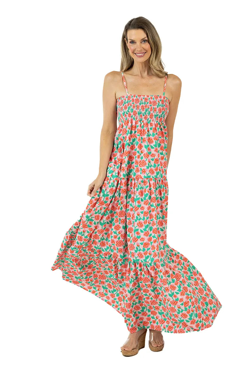 Whimsical Roses Wholesale Floral Dress