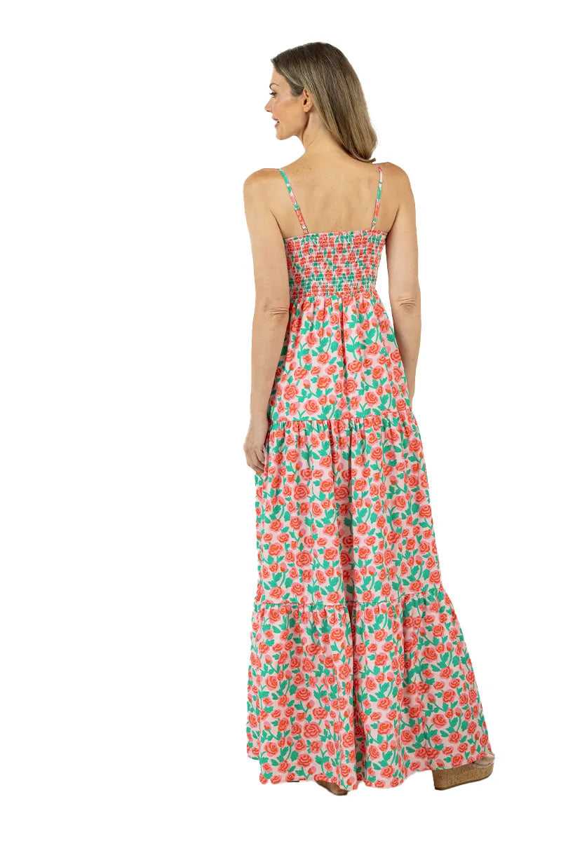 Whimsical Roses Wholesale Floral Dress