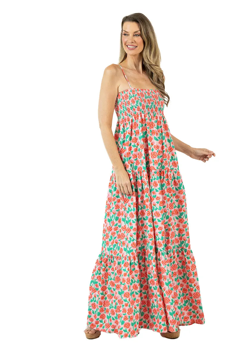 Whimsical Roses Wholesale Floral Dress
