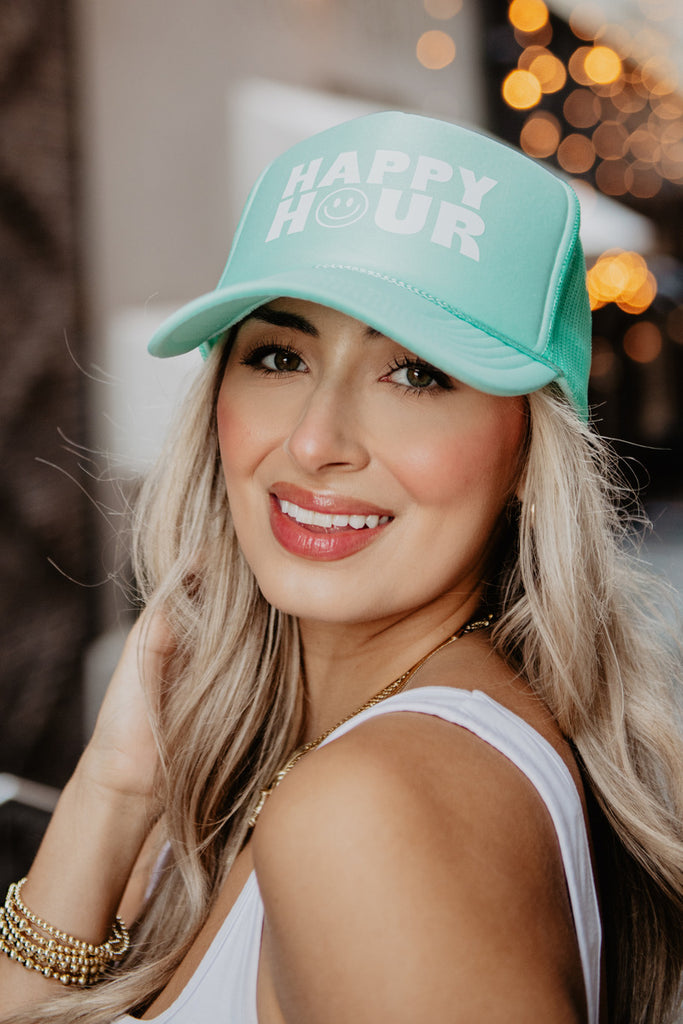 Happy Hour Foam Mesh Wholesale Trucker Hats | Katydid Wholesale