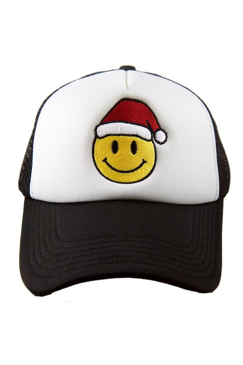 Santa Happy Face Wholesale Embroidered Foam Trucker Hat