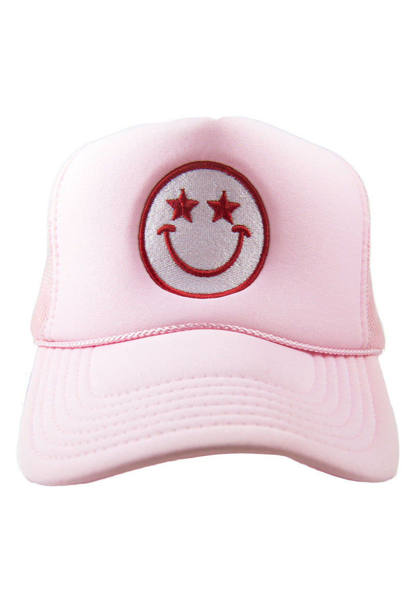 Star Eyed Happy Face Wholesale Foam Trucker Hat