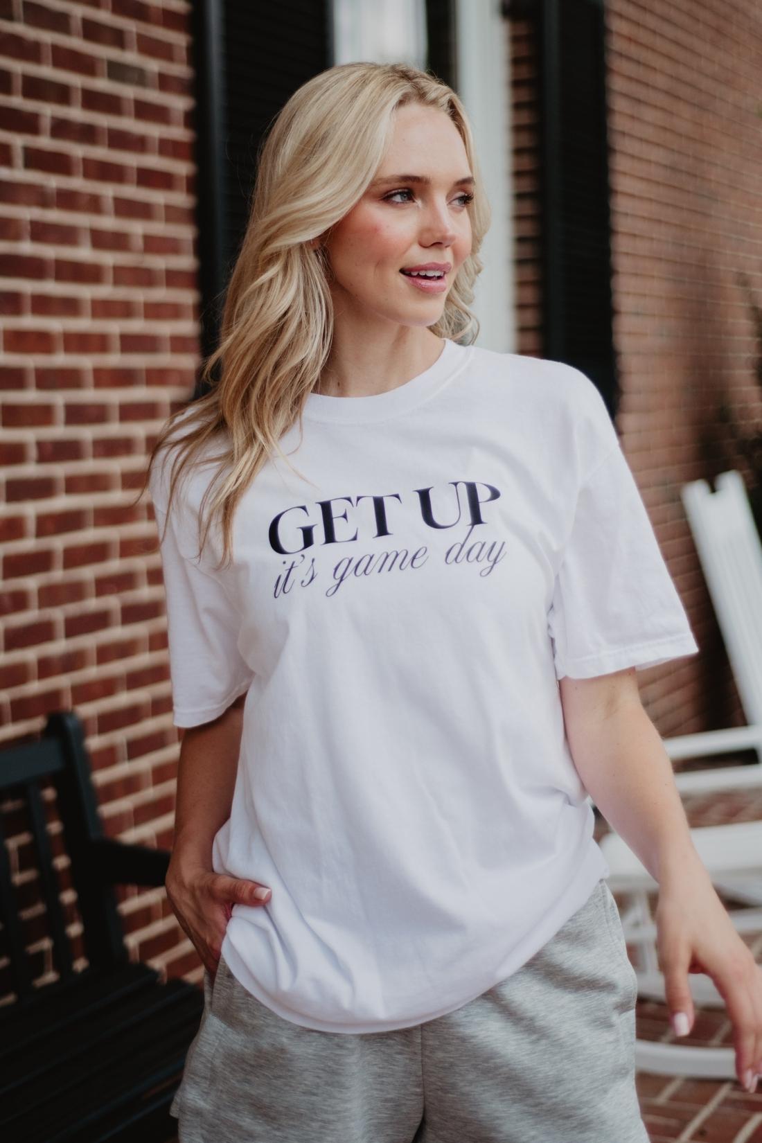 Get Up It's Game Day Wholesale Graphic Tee