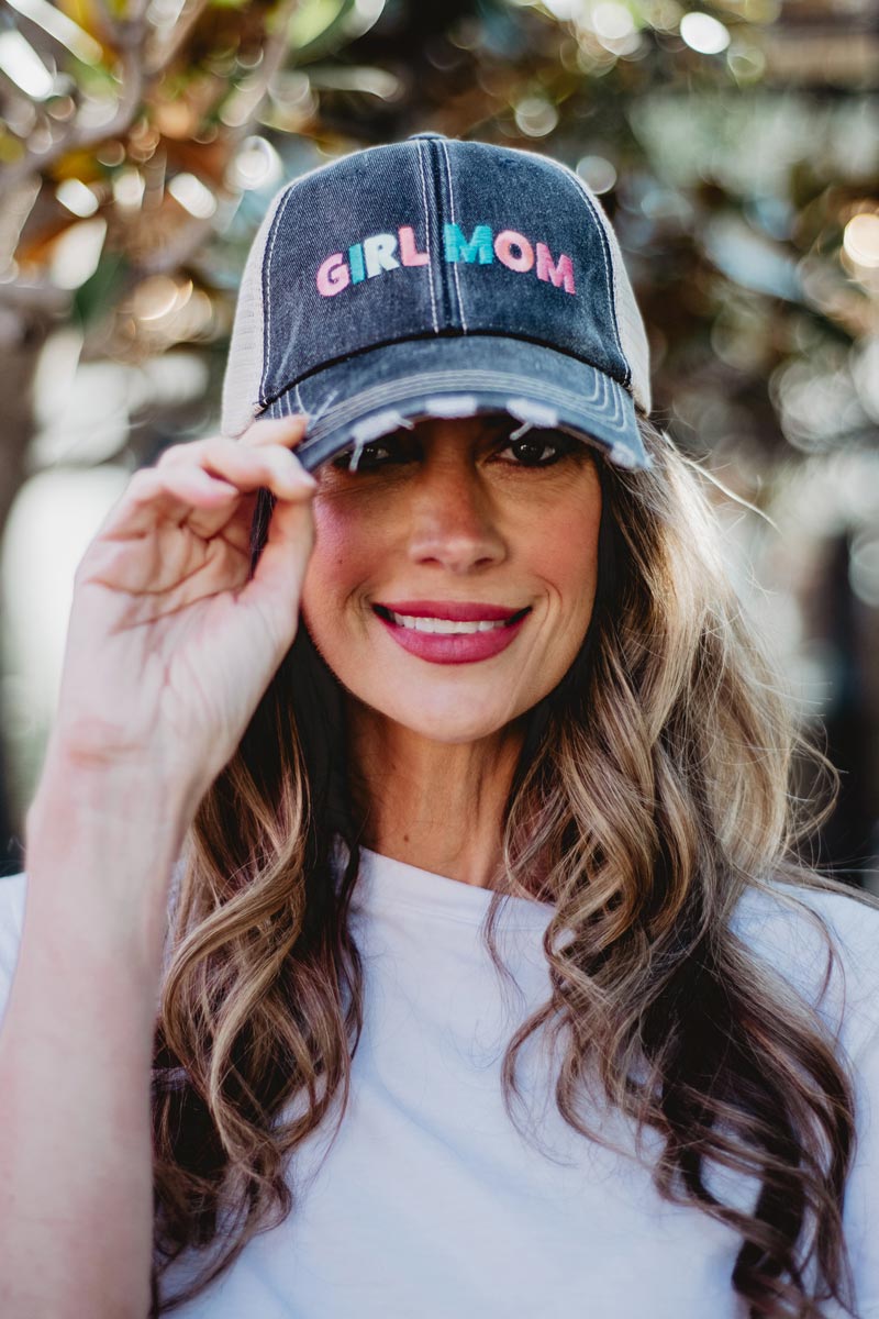 Girl Mom Wholesale Women's Trucker Hats - Multicolored