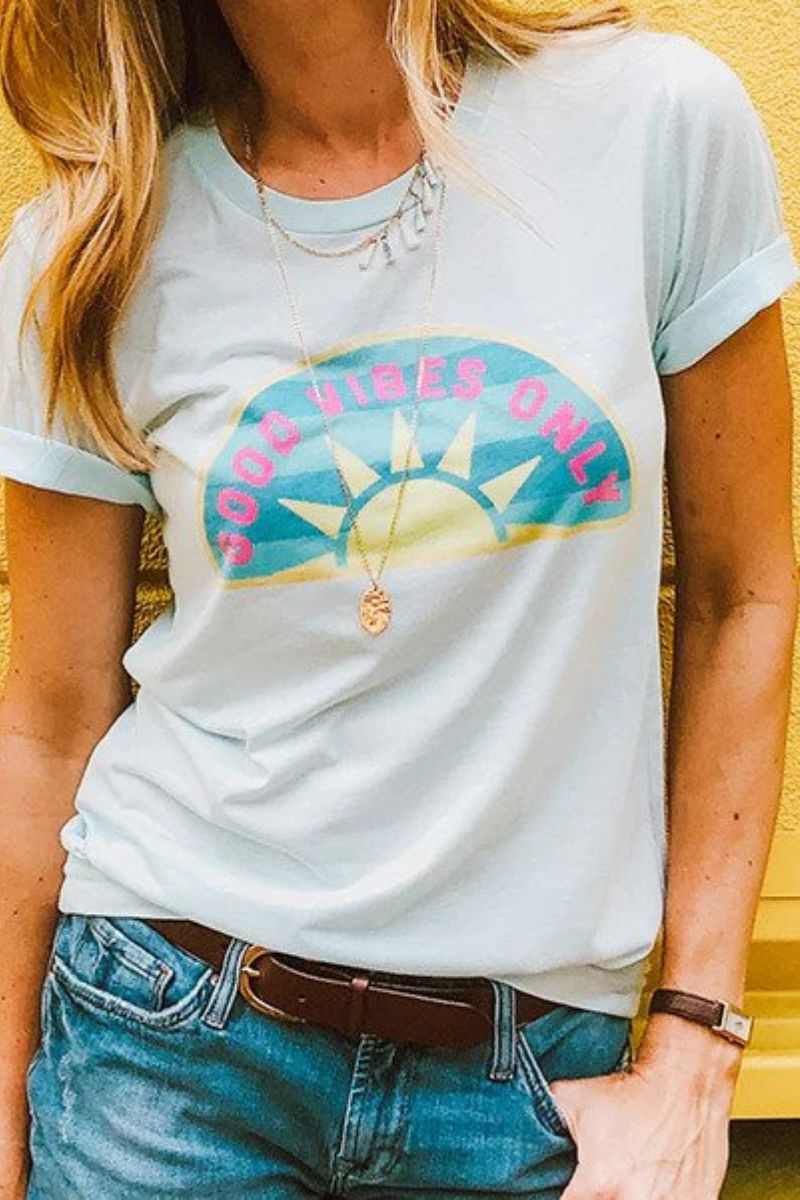 Good Vibes Only Wholesale T-Shirts